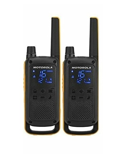Motorola Talkabout T82 Extreme Twin Pack two-way radio 16 channels Black, Orange