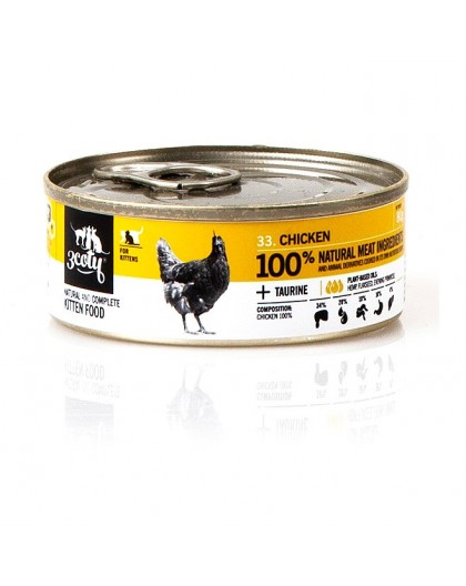 3COTY kanafodder kassidele - märg kassitoit - 80g