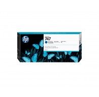 HP 747 300-ml Chromatic Blue DesignJet Ink Cartridge