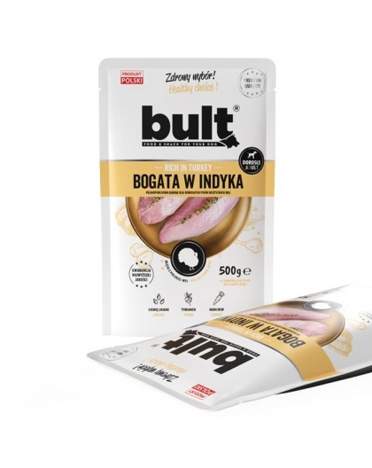 BULT Rich in turkey - wet dog food - 500g