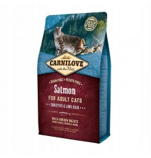 CARNILOVE Cat Sensitive & Long Hair Salmon - dry cat food - 2 kg