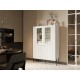 Cama VERA display cabinet 110x40x160 matt white