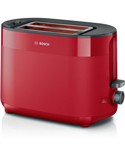 Bosch TAT2M124 toaster 6 2 slice(s) 950 W Red