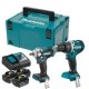 Combo 18V 3x5.0Ah DLX2359TJ1 MAKITA kit