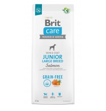 BRIT Care Junior Large Breed Salmon - dry dog food - 12 kg