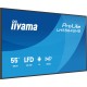 iiyama 55" 4K UHD Most powerful professional digital signage display with advanced control and connectivity options
