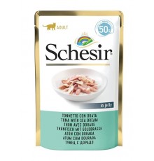 SCHESIR in jelly Tuna with sea bream - wet cat food - 50 g