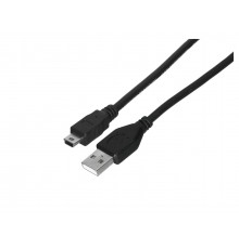 Gembird 1.8m USB 2.0 A/mini-USB M USB cable USB A Mini-USB B Black