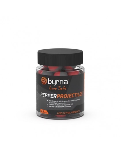 Pepper bullets BYRNA PEPPER k.68 25 pcs. for BYRNA (JB68305-1)
