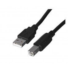 Lanberg CA-USBA-10CC-0018-BK USB cable USB 2.0 1.8 m USB B Black