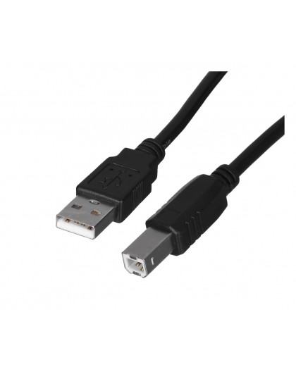 Lanberg CA-USBA-10CC-0018-BK USB cable USB 2.0 1.8 m USB B Black