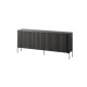 Cama VERA chest of drawers 190x40x80 black matt