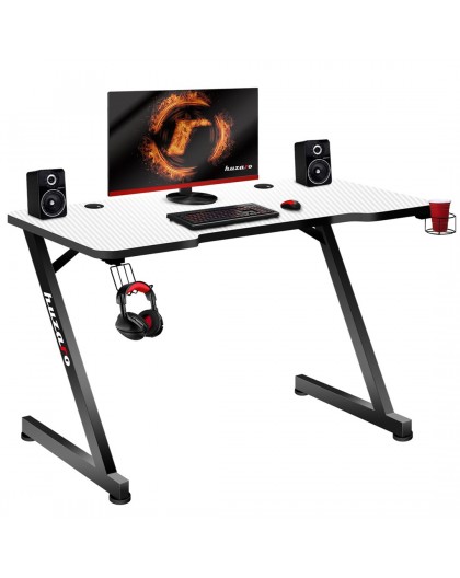 GAMING DESK HUZARO HERO 2.5 WHITE