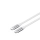 Havit CB6290 - USB Type C to USB Type C cable, 1 m (white/grey)