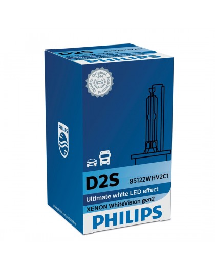 Bulb D2S 85V 35W P32D-2 WhiteVision gen2, white 50