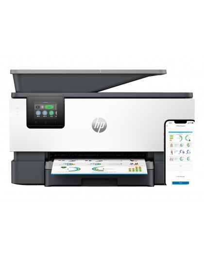 HP OfficeJet Pro 9120b Wireless All-in-One Color Printer, Two-sided printing Copier, Scanner