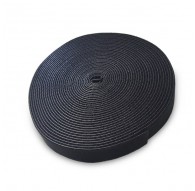 SAVIO Organizer for cables, Tape, Velcro, Black, 10m OC-01/B 1 pc