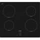 Bosch Serie 2 PUG611AA5E hob Black Countertop 60 cm Zone induction hob 4 zone(s)