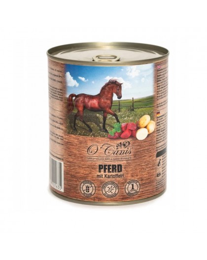 O'CANIS Horse meat with potatoes - wet dog food - 800g