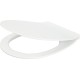 Slim soft-close toilet seat