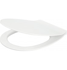 Slim soft-close toilet seat