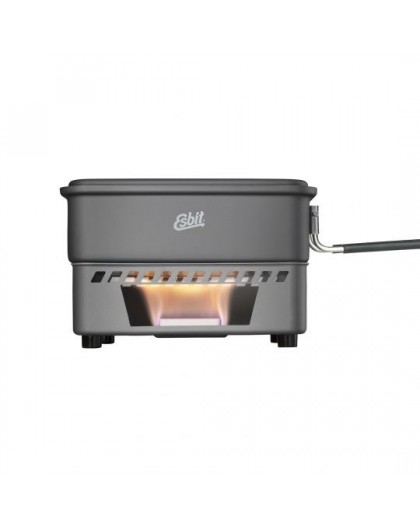 ESBIT Solid fuel cookset Pot 1.1 L Aluminium, Black