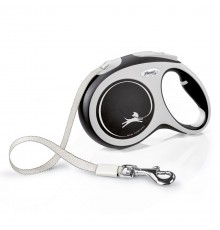 Flexi New COMFORT 8 m Black, Grey Dog Retractable lead