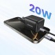 UGREEN X512 20W GAN 1X USB-C Mains Charger - Black