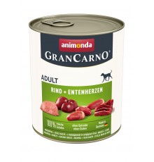 ANIMONDA GranCarno Adult Beef and duck hearts - wet dog food - 400g
