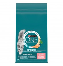 PURINA One Adult Salmon - dry cat food - 9,75kg