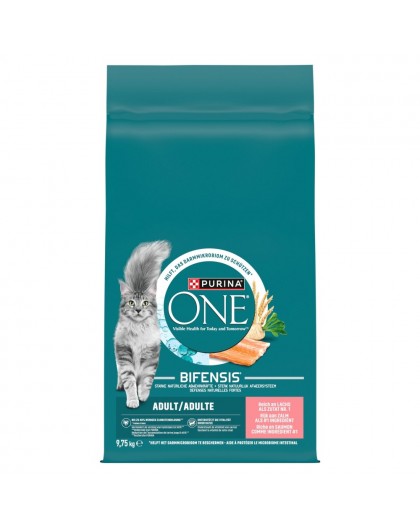 PURINA One Adult Salmon - dry cat food - 9,75kg