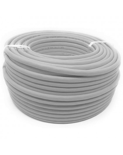 Techly ITP8-FLU-0100 networking cable Grey 100 m Cat5e U/UTP (UTP)