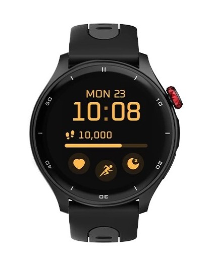 myPhone Watch Adventure 3.63 cm (1.43") AMOLED 46.3 mm Digital 466 x 466 pixels Touchscreen Black GPS (satellite)