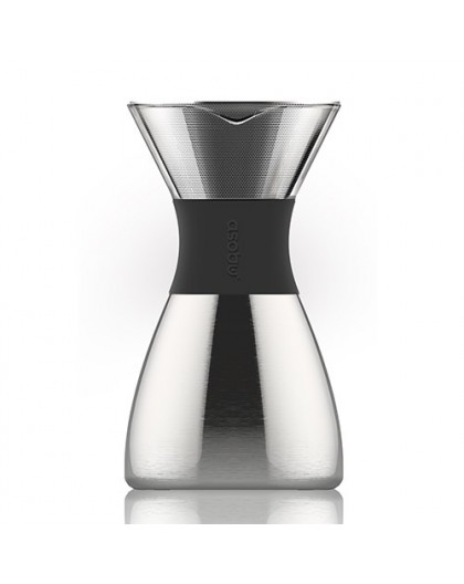 Asobu PourOver Cold brew coffee maker Black, Silver