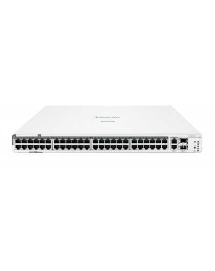 HPE Aruba Networking Networking Instant On Switch 40p Gigabit CL4 8p Gigabit CL6 PoE 2p 10GBT 2p SFP+ 600W 1960