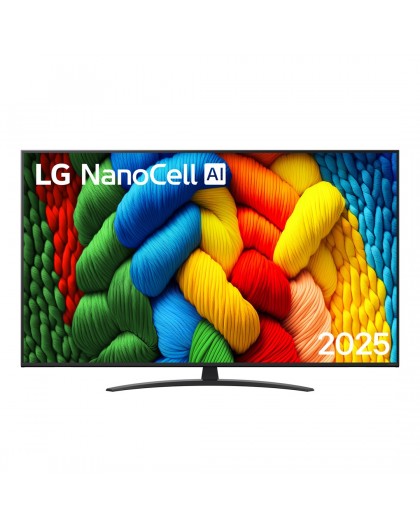 LG NanoCell AI 65NANO81A6A 165.1 cm (65") 4K Ultra HD Smart TV Wi-Fi Black