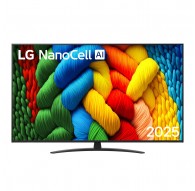 LG NanoCell AI 65NANO81A6A 165.1 cm (65") 4K Ultra HD Smart TV Wi-Fi Black