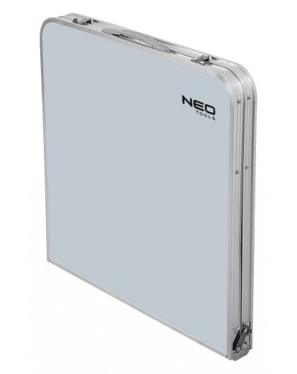 Camping set: table & 4 chairs, foldable in case