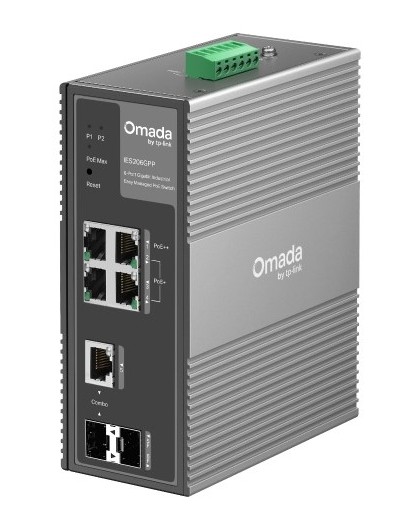 TP-Link IES206GPP network switch Managed Gigabit Ethernet (10/100/1000) Power over Ethernet (PoE) Black