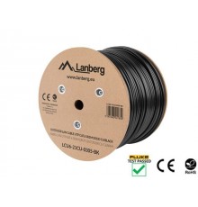 Lanberg LCU6-21CU-0305-BK võrgukaabel Must 305 m Cat6 U/UTP (UTP) välistingimustes
