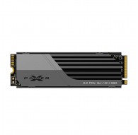 SILICON POWER PCIe Gen 4x4 XS70 Internal solid state drive SSD 1TB M.2 2280 NVMe 1.4 (SP01KGBP44XS7005) Black, Grey