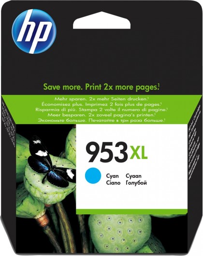 HP 953XL - Hojtydende - cyan - origina