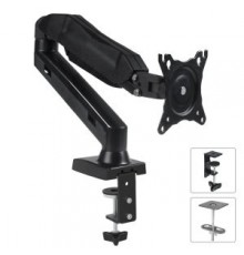 Maclean MC-860 monitor mount / stand 68.6 cm (27") Black Desk