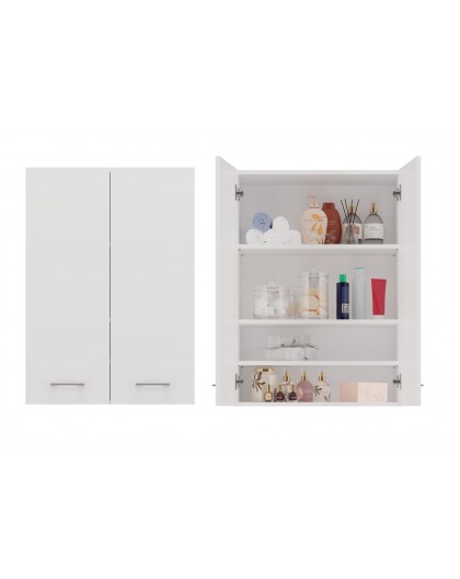 Topeshop POLA MINI DD BIEL bathroom storage cabinet White