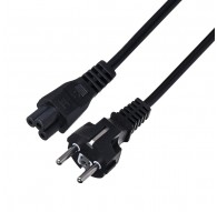 Savio CL-81 power cable Black 1.8 m Power plug type E IEC C5