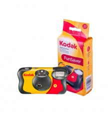 Kodak FunSaver flash disposable camera, colour film and flash, 27 photos, ISO 400