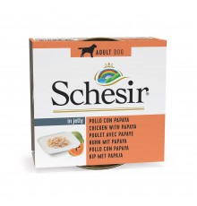 SCHESIR Chicken with papaya in jelly - wet dog food - 150g