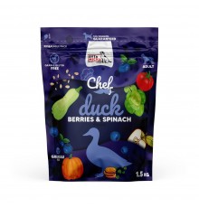 SYTA MICHA Chef Duck, berries and spinach - dry dog food - 1,5kg