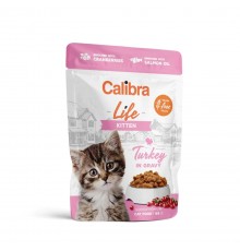 CALIBRA Cat Life Kitten Turkey in gravy - wet cat food - 85g
