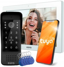 VIDEO INTERCOM EURA VDP-86A3 - monitor 10" white TUYA